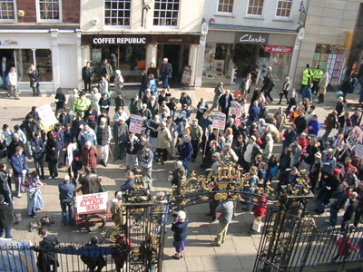 Worcester marches against war (saturday)