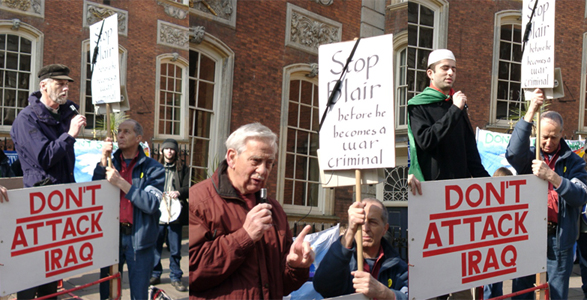 Worcester marches against war (saturday)
