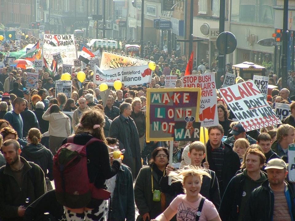 Leeds Anti-War Demonstration 15 March 2003