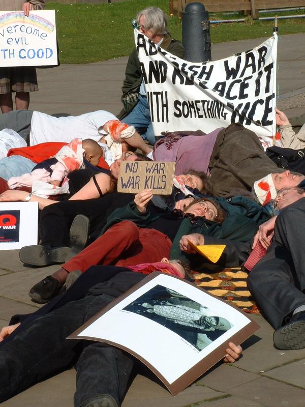 Sheffield Armed Forces Careers Office Protest