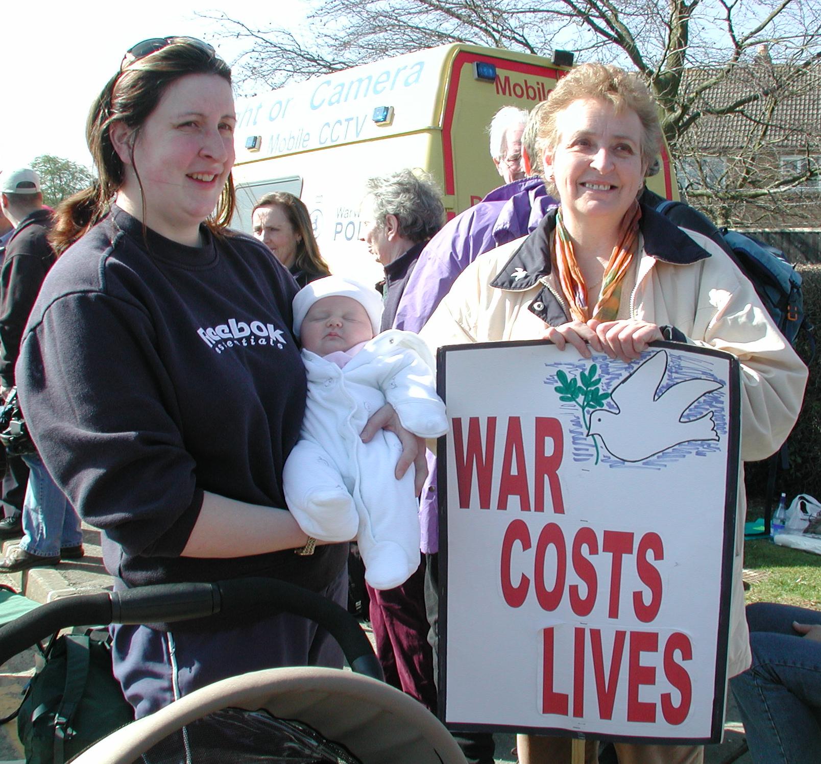 Grannies Blockade Fairford Pics