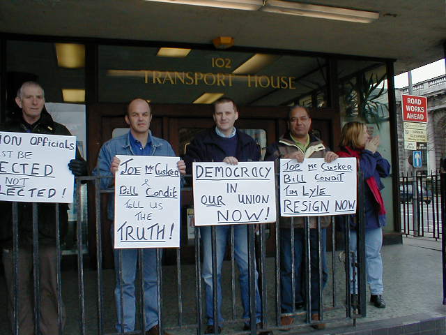 TGWU threatens to get members arrested!