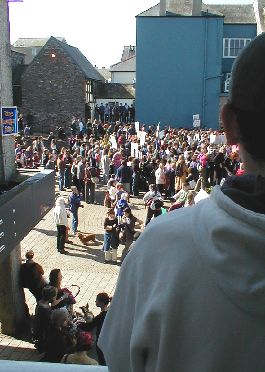 Totnes Demo and Action & photos