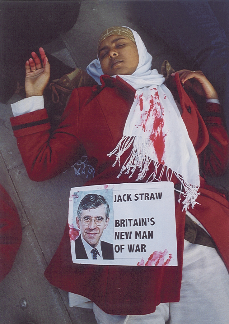 Dawn die-in at Jack Straw's house