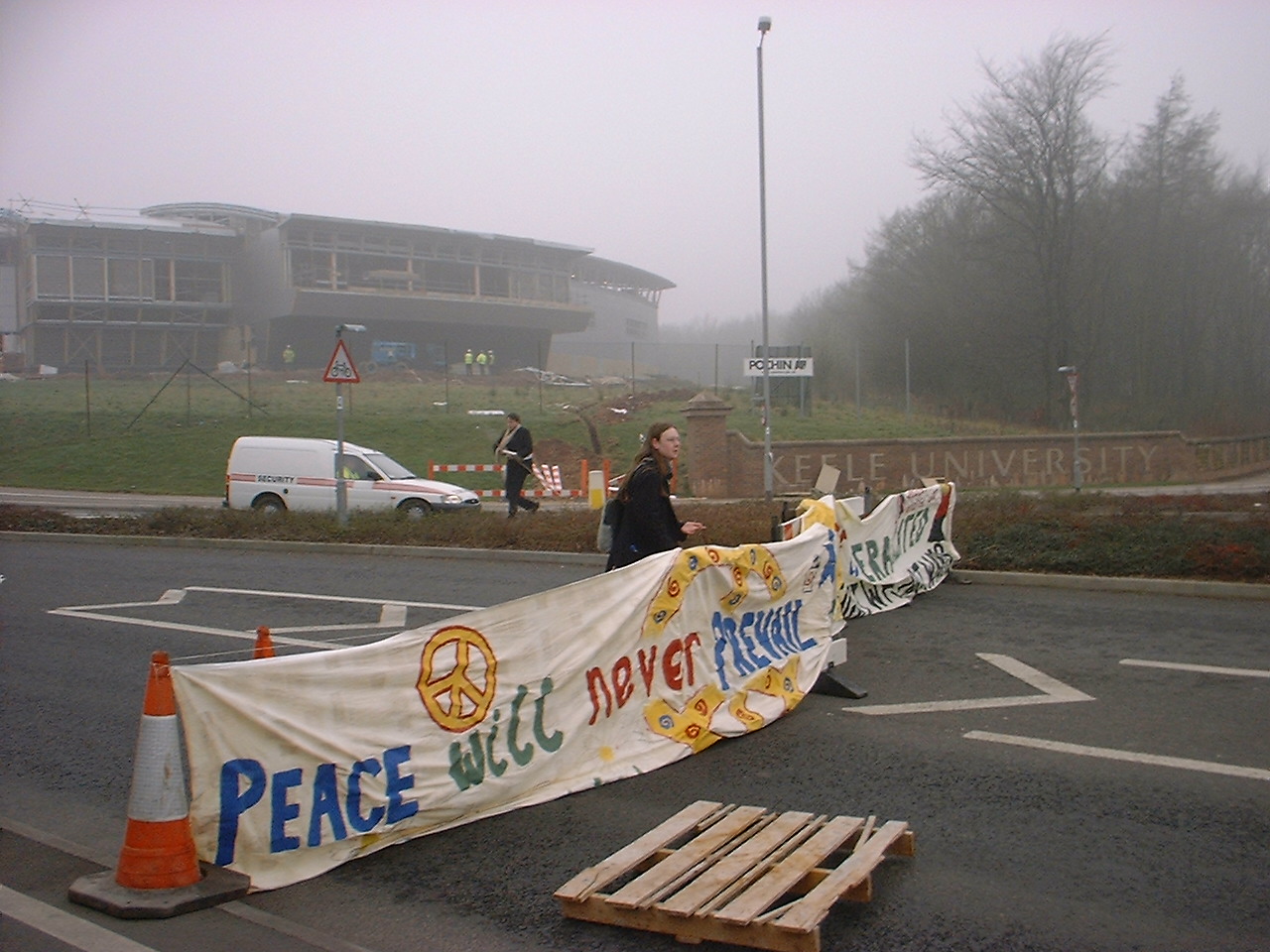 Keele University blockaded by student activists
