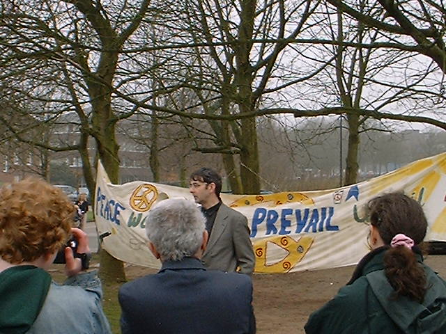 Afternoon rally at Keele University