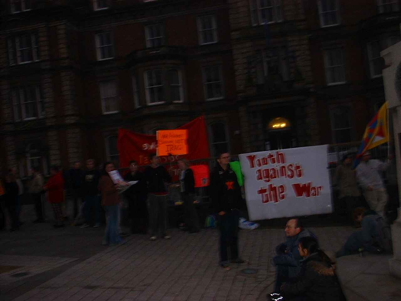 Anti-war rally and vigil in Stoke-on-Trent