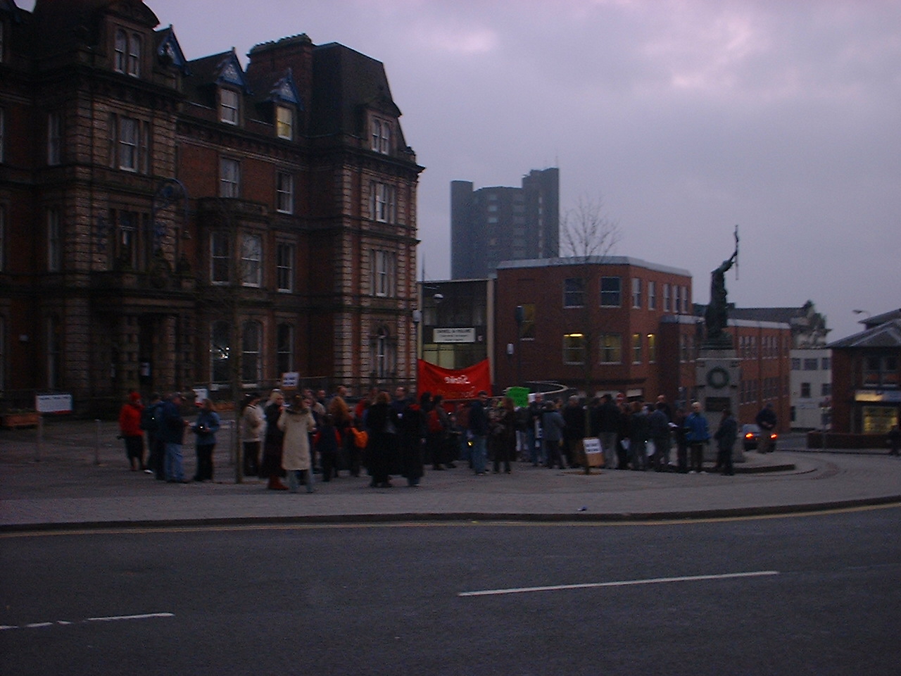 Anti-war rally and vigil in Stoke-on-Trent