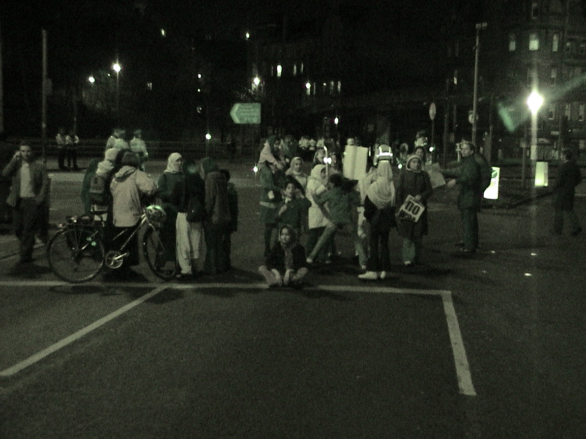 fantastic day of protests in Glasgow!