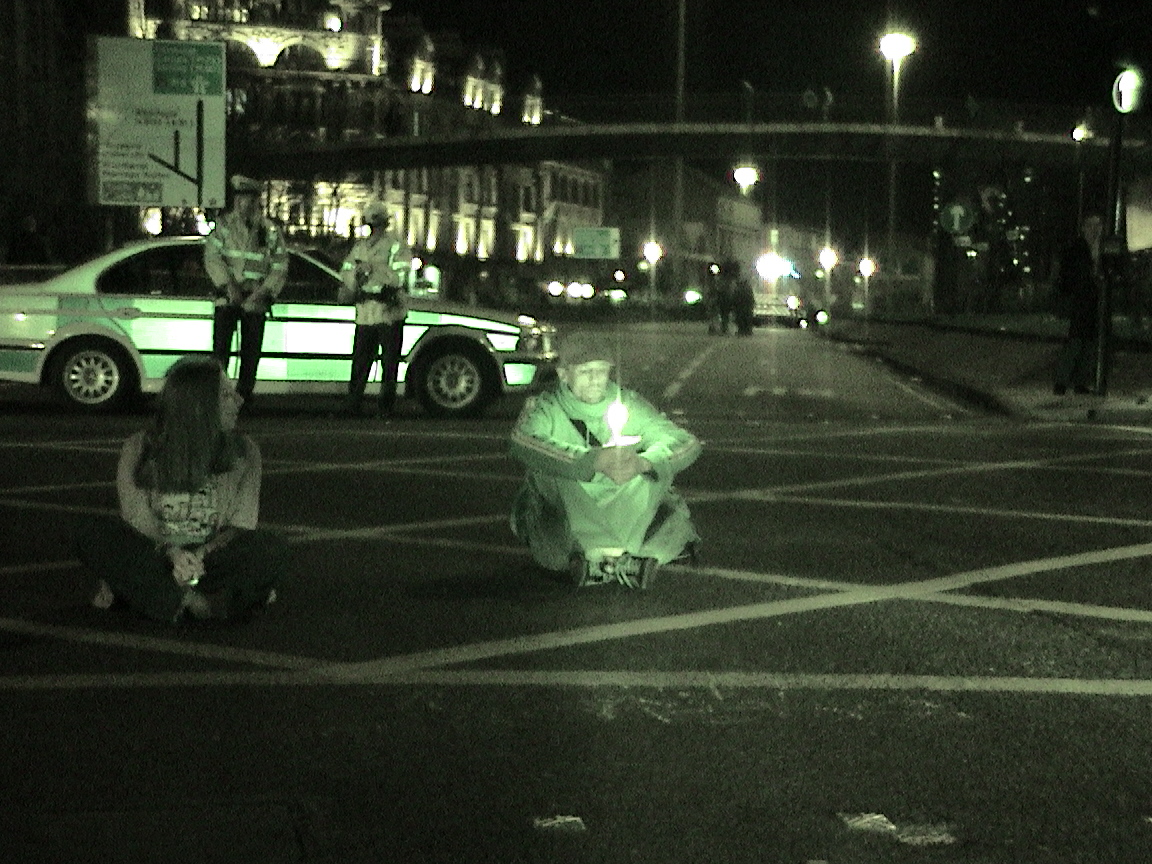 fantastic day of protests in Glasgow!