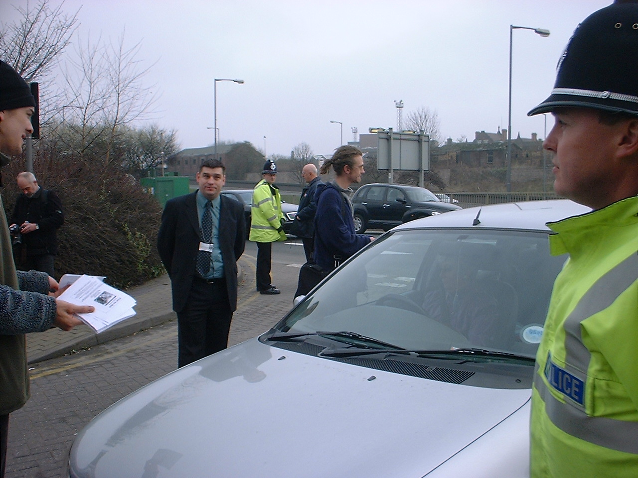 Stoke-on-Trent demonstration and 'die-in'