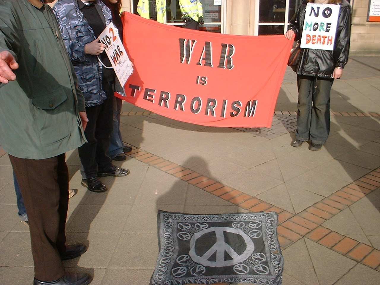 Stoke-on-Trent demonstration and 'die-in'