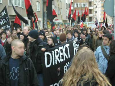 Stockholm anti war demo