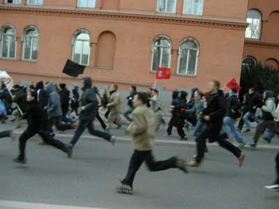 Stockholm anti war demo