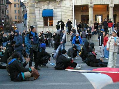 Stockholm anti war demo