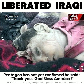 First pictures of Liberated Iraqis