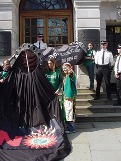 Baku Oil Pipeline Protest at BP HQ : 26/03/03 pics