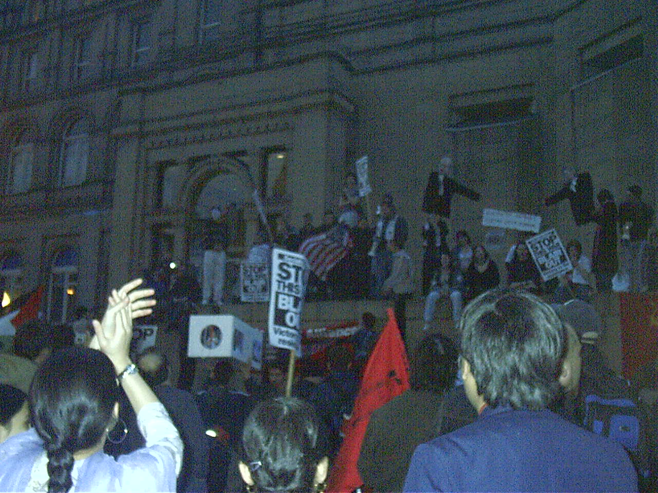 Leeds M27 Protests Mark 1 Week of Illegal War & Target BBC