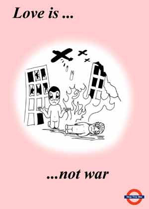 Love is ... not war