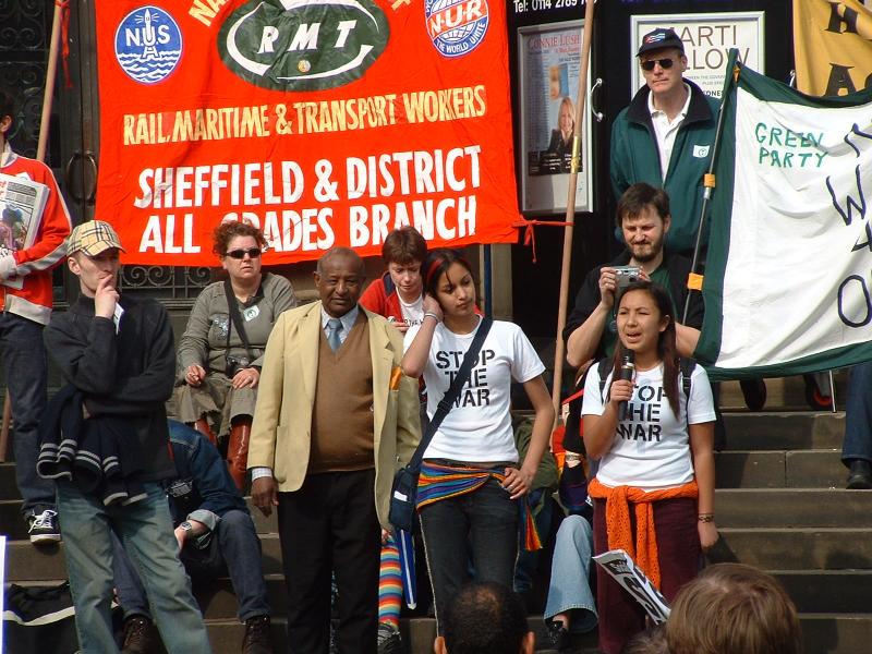 Sheffield M29 Anti-War Demonstration
