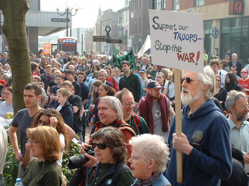 Sheffield M29 Anti-War Demonstration