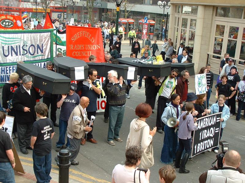 Sheffield M29 Anti-War Demonstration