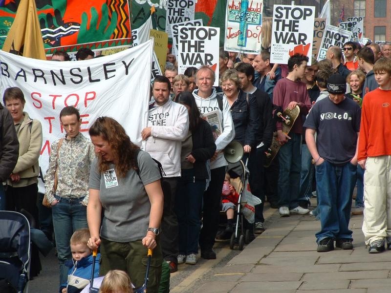 Sheffield M29 Anti-War Demonstration