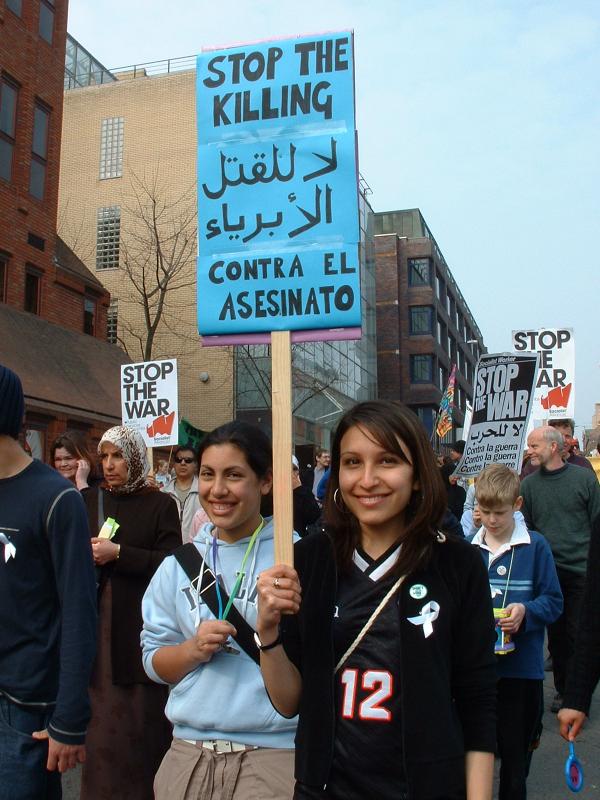 Sheffield M29 Anti-War Demonstration