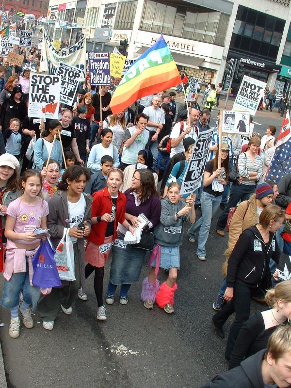 Sheffield M29 Anti-War Demonstration