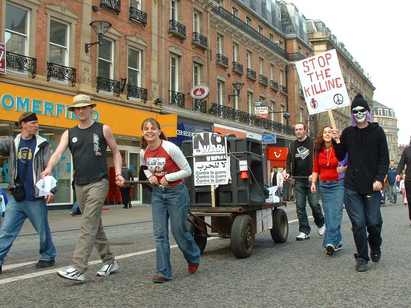 Sheffield M29 Anti-War Demonstration