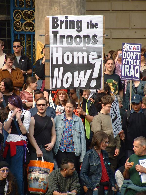 Sheffield M29 Anti-War Demonstration