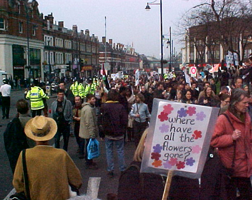 M29 Brixton Anti-War Protest