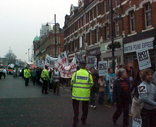 M29 Brixton Anti-War Protest
