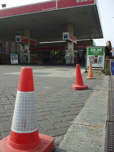 Esso Picket in Todmorden, West Yorkshire