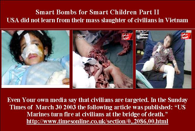 Civilians attacked by US/UK forces