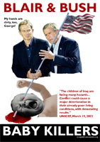 posters/placards -- print out and distribute