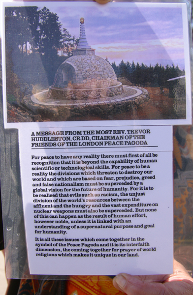 Prayer Pilgrimage for World Peace London U.K. April 2003