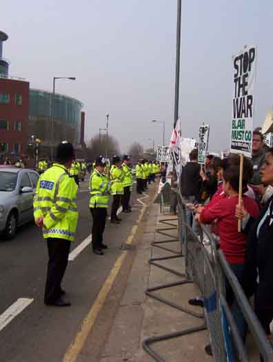 Pics from BBC Shepherd's Bush demo March 29