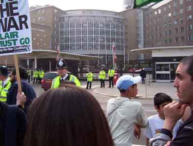 Pics from BBC Shepherd's Bush demo March 29
