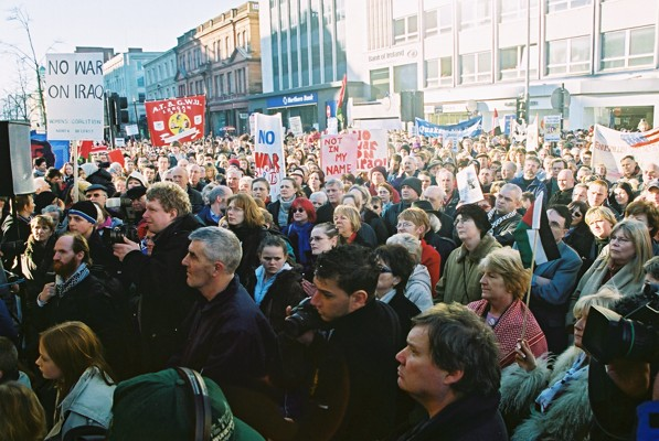 Bush & Blair’s War summit in Belfast