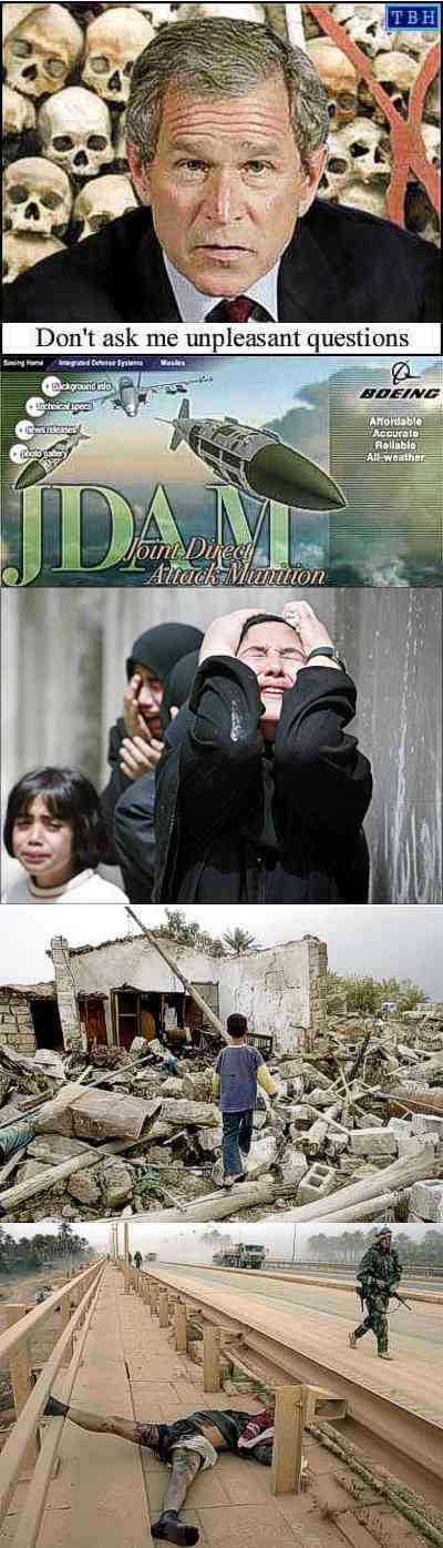 The democracy we bomb to you