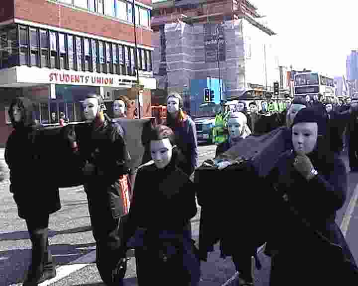 Manchester Anti-War Funeral March