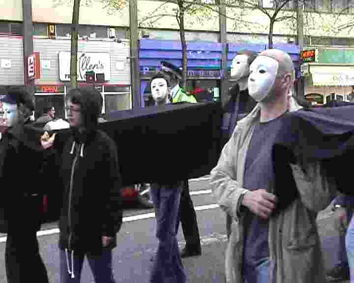 Manchester Anti-War Funeral March