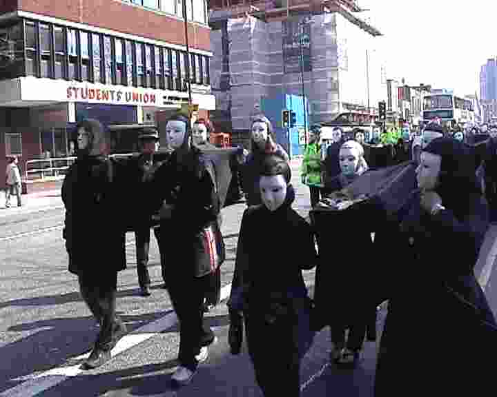 Manchester Anti-War Funeral March