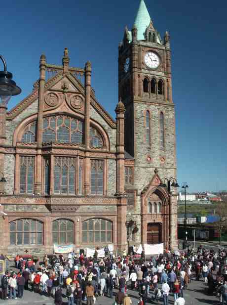 Derry Protests against Bush visit.