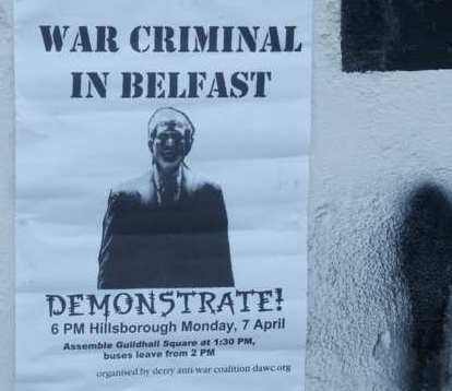 Derry Protests against Bush visit.