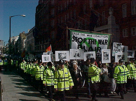Photos of US Embassy March, London, Sat 5th April