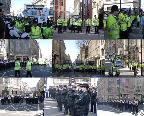 a few pictures of the police