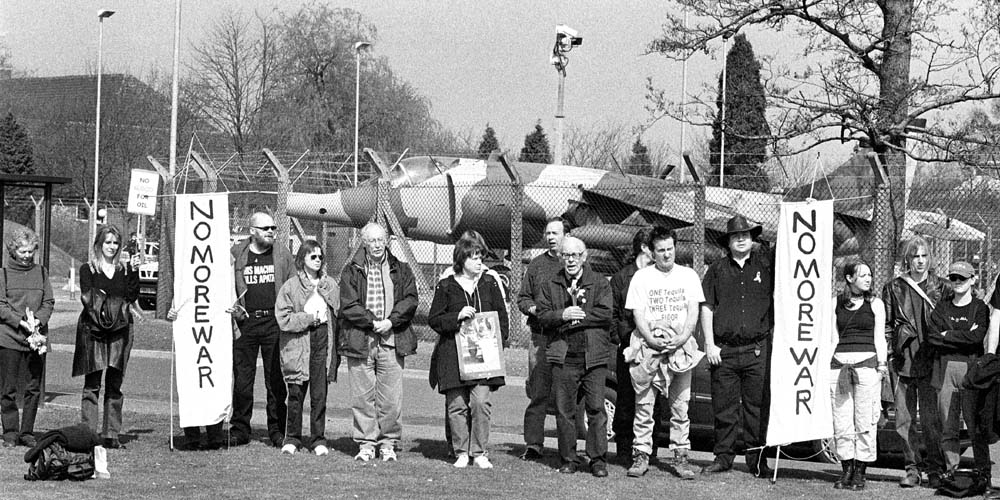 Reclaim the Bases :: 'Stop the War protest RAF Stafford :: RAF Cottesmore