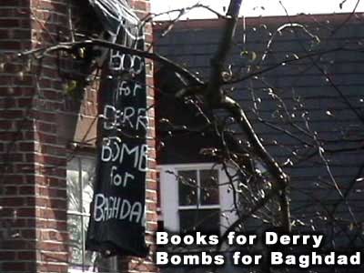 Northern Ireland Protests at Opening of Magee Library by Princess Anne
